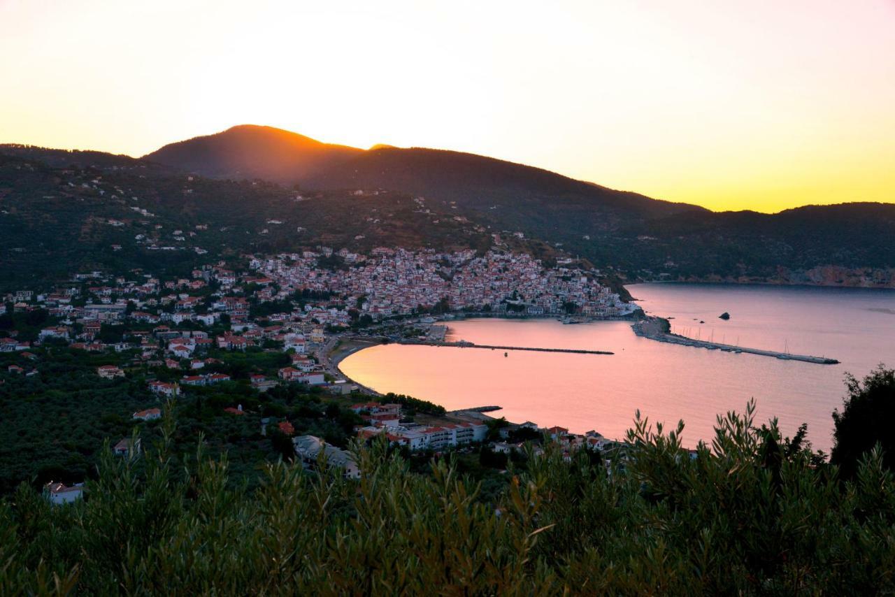 Villa Kalypso And Villa Kirki Skopelos stad Exteriör bild