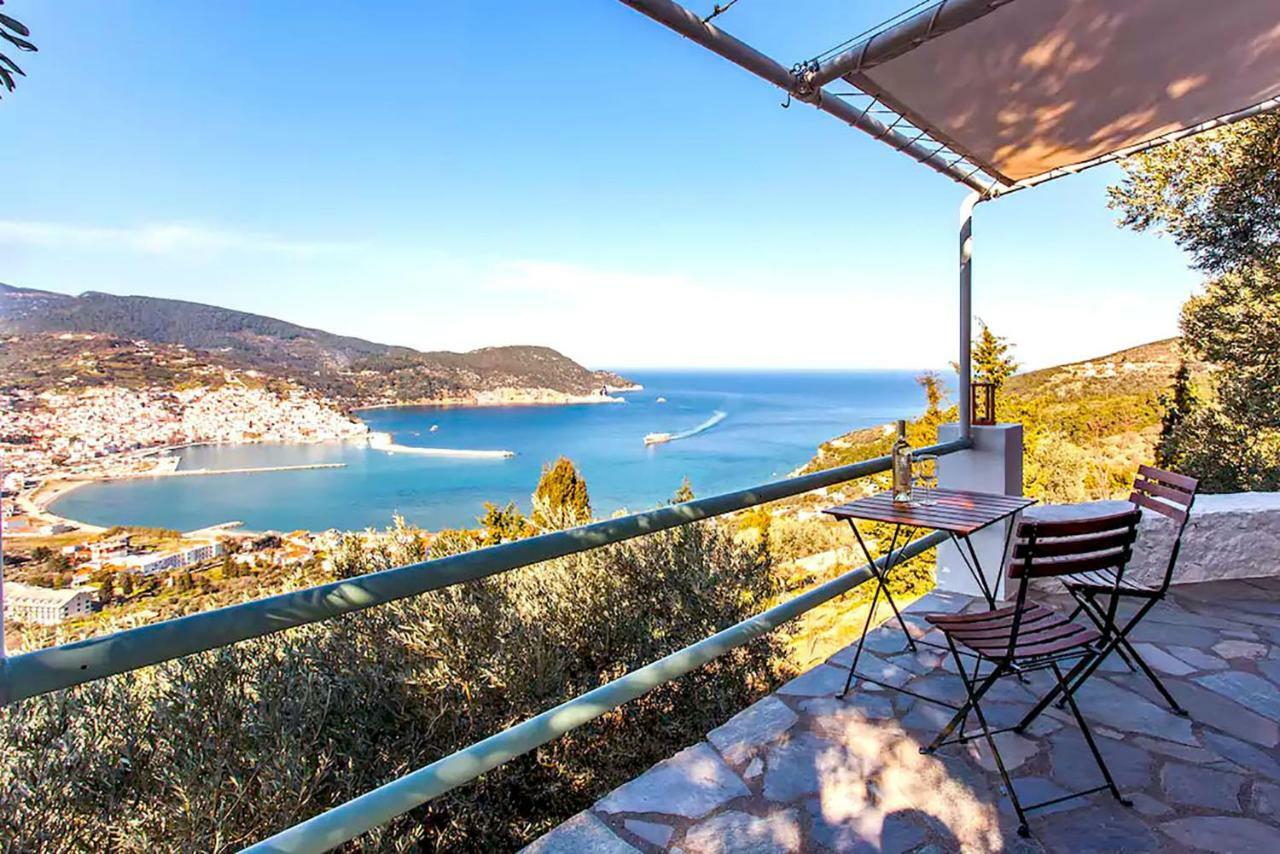 Villa Kalypso And Villa Kirki Skopelos stad Exteriör bild